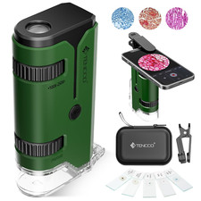 100X-250X Mini Pocket Microscope for Kids Adults, Protable Handheld Microscope, 