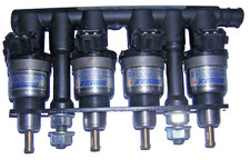 4-Way PRINS Keihin 'BLUE' LPG, 104HP max universal injectors.