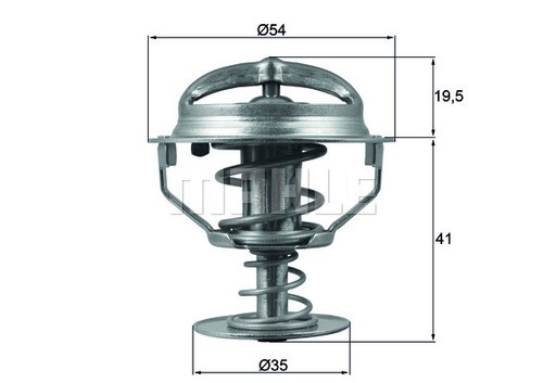 164 82d mahle thermostat - tx,