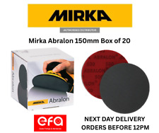 Mirka Abralon Sanding Discs/Pads 150mm (6") Wet or Dry DA Grits 180-4000 Box 20