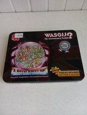Wasgij? 15th Anniversary Puzzle - 2x 1000pc Reverse Jigsaws - W/ Metal Tin (FO)
