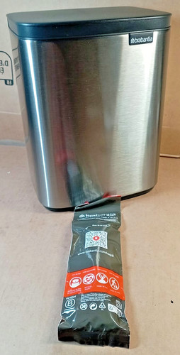 Waste bin 12l steel - waste,