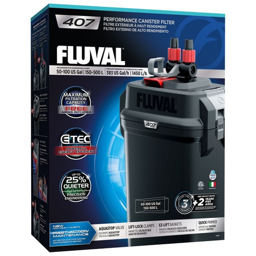 Fluval 407 external filter - fluval,