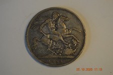 Victorian Silver Crown Coin