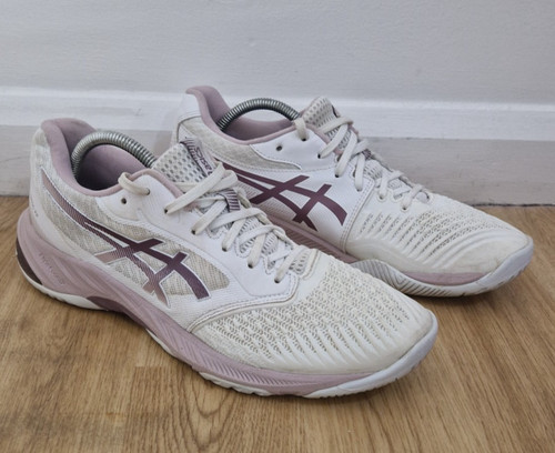 Asics white pink netburner - white,