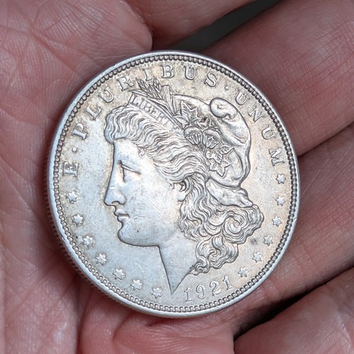 1921 morgan silver dollar - dollar, in