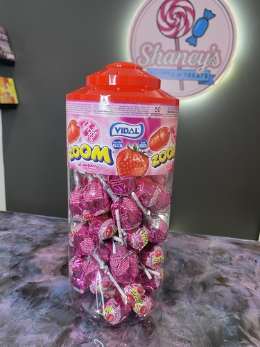 Vidal zoom strawberry lollies - zoom,