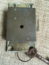 ORIGINAL L.N.W.R. LONDON & NORTH WESTERN  RAILWAY SECURE 4 LEVER BRASS LOCK