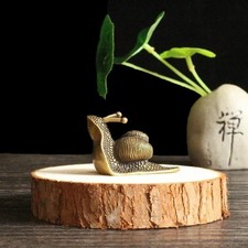 Brass Snail Animal Statue