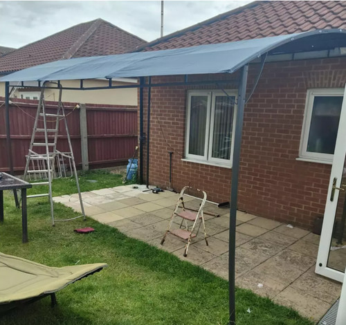 Metal garden gazebo outdoor - metal,