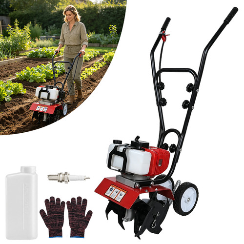 Petrol garden tiller rotovator - petrol,
