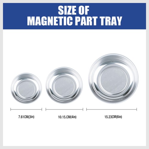 Piece magnet trays - 3", 4"