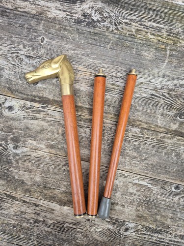 Vintage 3piece brass - , horse