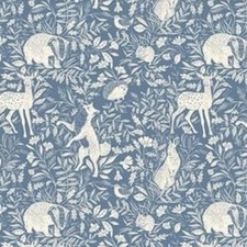 PRESTIGIOUS TEXTILES COUNTRY LIFE DENIM 100% COTTON CURTAIN/CRAFT FABRIC