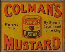 Colmans Mustard metal Sign