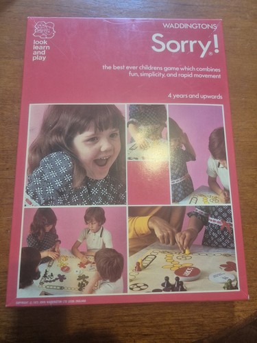 Sorry board game - sorry!,