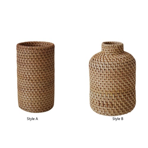 Woven plant pot - plant, rattan