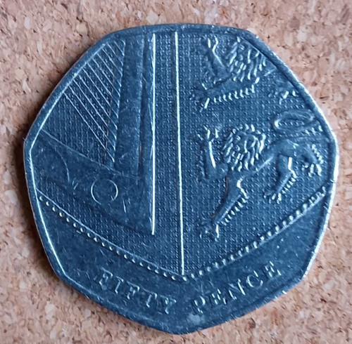 Royal shield arms - shield, fifty