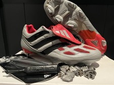 Adidas Predator Precision OG 2000 Silver Black Red Uk 11- new blades and tool