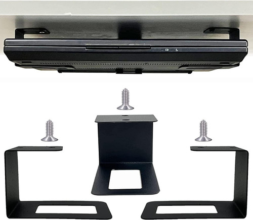 Laptop holder under desk - (3),