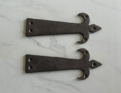 Vintage cast iron hand - vintage, forged