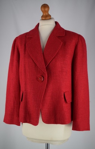 Ladies hobbs red - woven, blazer