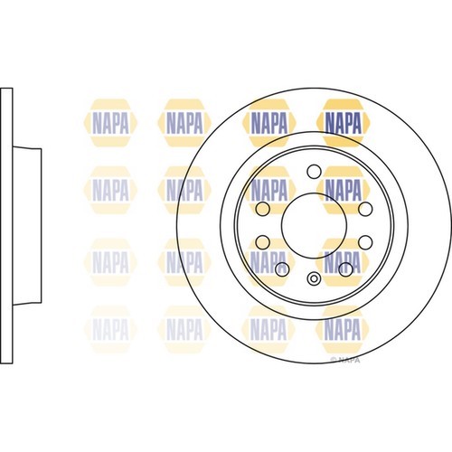 Brake discs solid - 2x, for