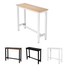 Kitchen Bar Table Breakfast Dining Table  Coffee Table Metal Legs Counter