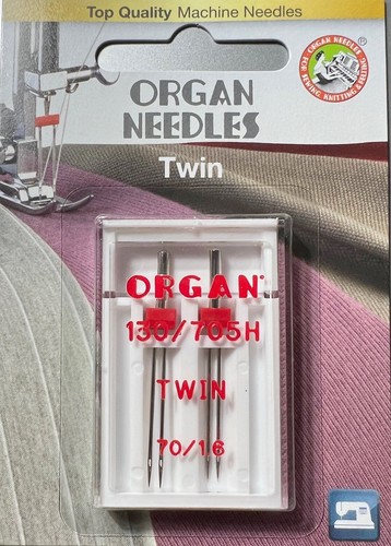 Organ twin needle for - twin,