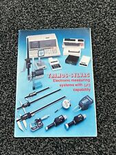 Trimos Sylvac Electronic Measuring  System With SPC Capability booklet