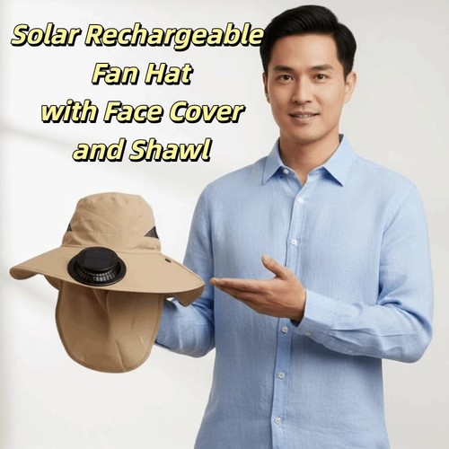 Wide brim solar fan hat - brim,