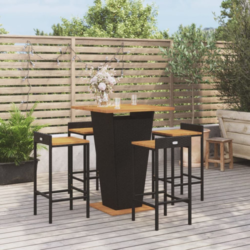 Bar table with 4pc stools - with,
