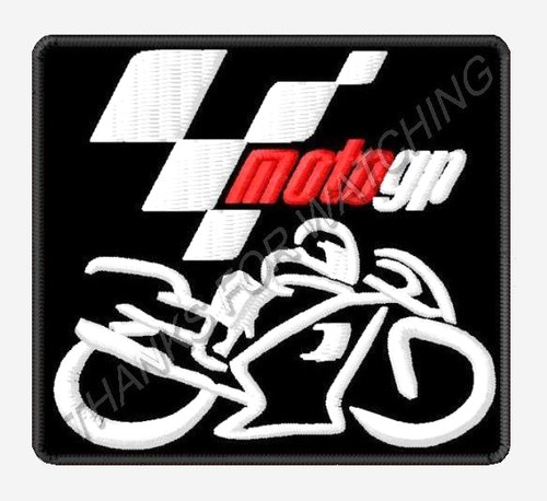 Moto embroidered patch - moto,