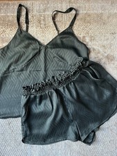 Women’s Olive Green Satin