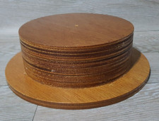 Wooden Trophy Cake Round   Handmade Plinth Stand - 8 INCH Top - Please Read