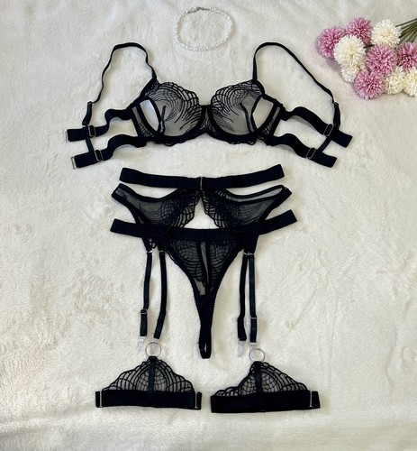 Black sheer mesh - mesh, 5