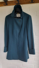 L.K.Bennett Ladies Deep Turquoise Buttoned Coat/Jacket Size - UK 8