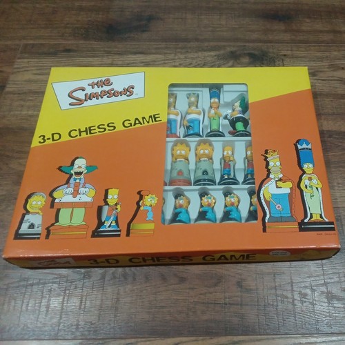 The simpsons chess - 3d, set