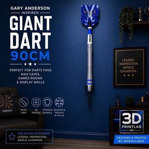 Printed gary anderson - 3d,