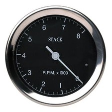 Stack ST200C Classic Tachometer rev Counter 80mm Stepper Motor 0-8 Krpm