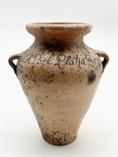 ANTIQUE TERRACOTTA CLAY SIGNED ANCIENT OLD POT 