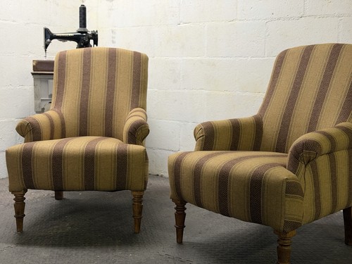 Pair french armchairs - french,