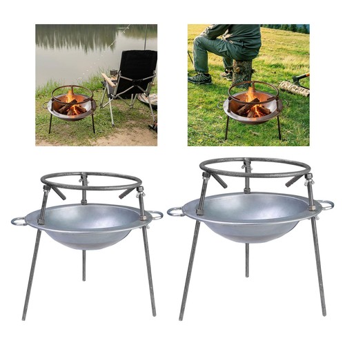 Portable cast iron fire - iron, pit