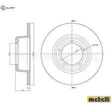 2x BRAKE DISC 23-0422 FOR LAND