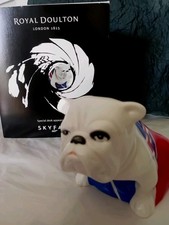 ROYAL DOULTON BULLDOG JACK SKYFALL JAMES BOND 007 RARE NEW BOXED