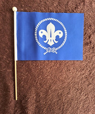 Scout Blue Hand Flag - 9" x 6"
