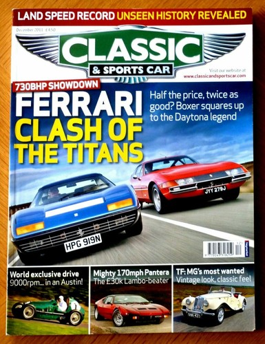 Classic sports car magazine - classic,