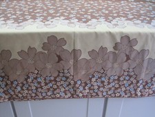 DORMA 70's VINTAGE SINGLE DUVET COVER FLOWER POWER LEMON BROWN FLORAL 2 AVAIL