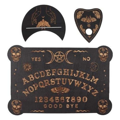 Ieron wooden black ouija board - wooden,