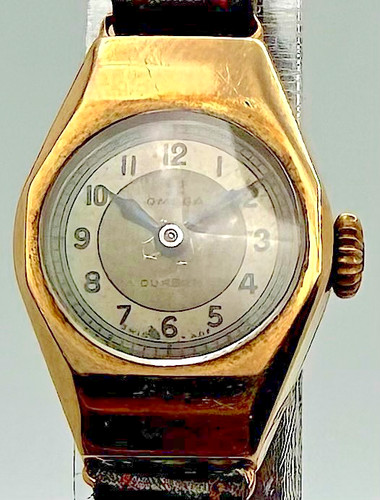 1937 omega ladies 9ct - omega,